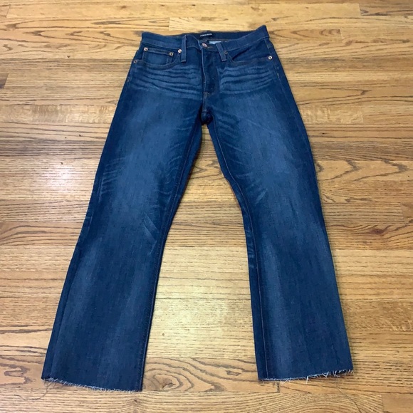 J. Crew High Rise Billie Denim Boot Crop sz: 27 - Picture 2 of 8
